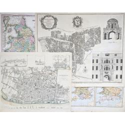 [Lot of Four Maps of England]