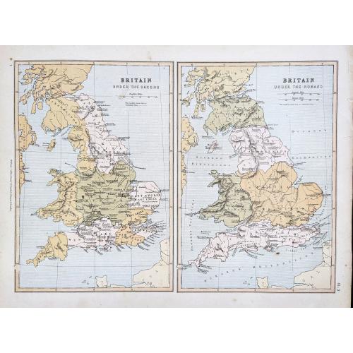 Old map image download for [Lot of Four Maps of England]