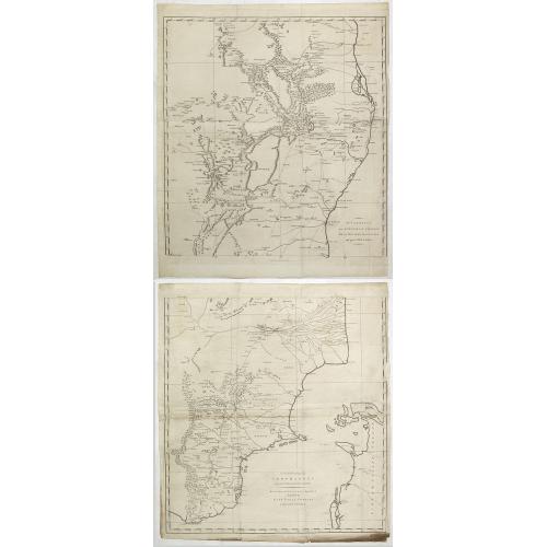 Old map image download for The country Coromandel from the Coleroon to Cape Comorin. . . [with] The carnatic from the Pennar to the Coleroon. .