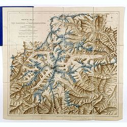 Sketch map of the Glaciers of Kangchenjunga.