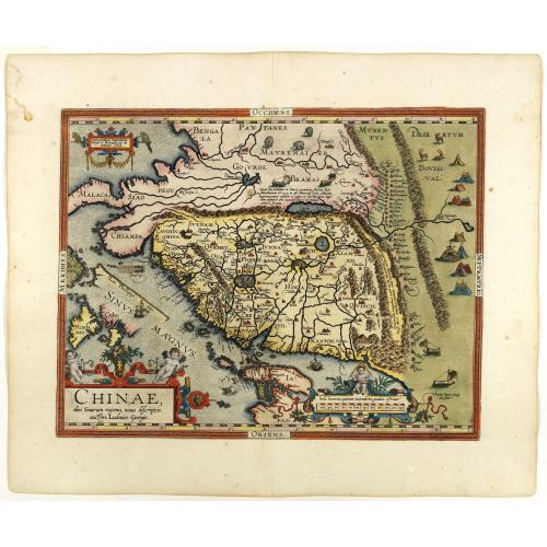 Old map image download for Chinae, olim Sinarum Regionis, nova descriptio. Auctore Ludovico Georgio.