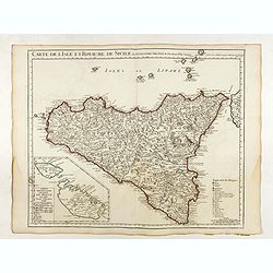 Carte de l'Isle et Royaume de Sicile . . .