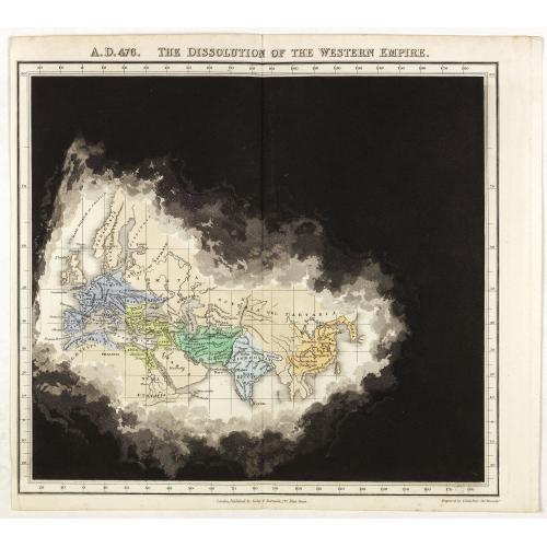 Old map image download for A.D. 476. The dissolution of the Western Empire.