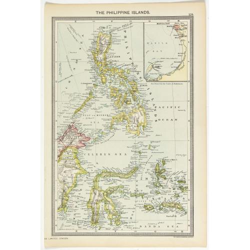 Old map image download for The Philippine Islands.