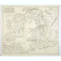 Map Exhibiting the Navigable Rivers, the completed & proposed Canals, & Rail-Roads of Great Britain & Ireland. . .