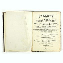 Atlante della Guida generale per la navigazione delle coste settentrionali ed orientali dell' America de Sud dal Rio della Plata al Parà...