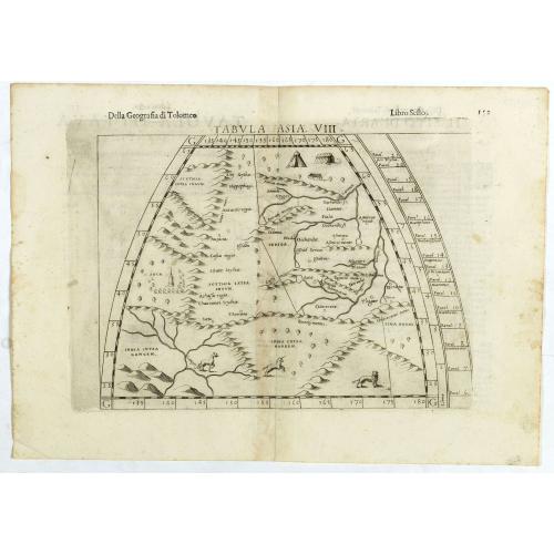 Old map image download for Tabula Asiae VIII.