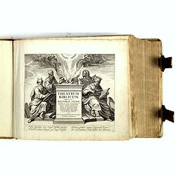 Den Grooten Figuer-Bibel. Dat is een afbeeldingh en levendighe vertooningh, van alle de voornaemste historien, leeringen en ghelijckenissen der gantscher Heyliger Schrift, in schoone copere figueren by malkander vergadert en in order ghestelt. . .