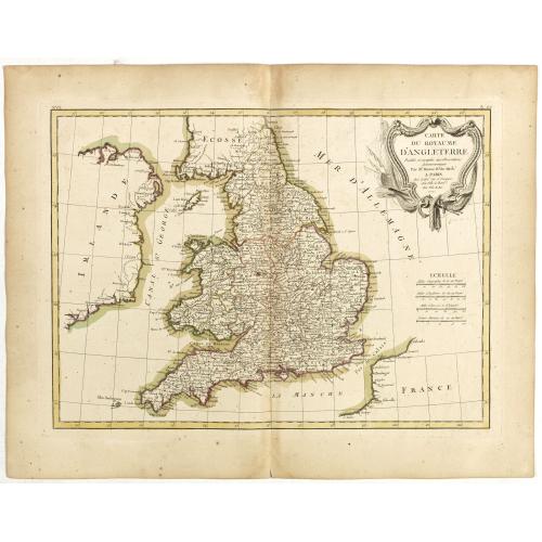 Old map image download for Carte du Royaume d'Angleterre . . .