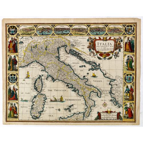 Old map image download for Italia . . .