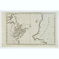 Chart of Cook's Strait in New Zealand.