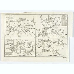 A Plan of the Town and Harbour of Louisbourg. . . A Plan of the City and Harbour of Havana. . . A Plan of the Town and Harbour of Cartagena. . .