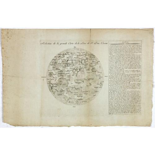 Old map image download for Reduction de la grande Carte de la Lune de J. Dom. Cassini.