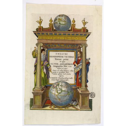 Old map image download for [Title page] Theatri Geographiae Veteris Tomus prior in quo. . .