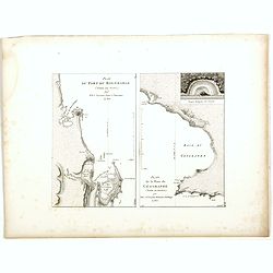 Plan du port du Roi-George, à la terre de Nuyts. . . [with] Plan de la baie du Geographe, à la terre de Leuwin. . .