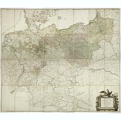 General Karte von den saemtlichen Kšnig. Preussischen Staaten welche zugleich als POSTKARTE durch die Länder der Preussischen Monarchie und durch ganz Deutschland diendt. . .