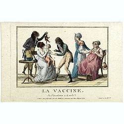 La vaccine ou l'inoculation a la mode.