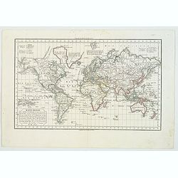 Mappe-Monde ou Carte Générale de toutes les parties du Globe. . .