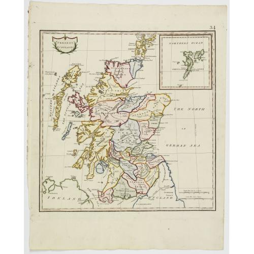 Old map image download for Present Scotland.