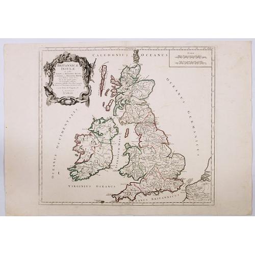 Old map image download for Britannicae Insulae in quibus Albion. . . Et Ivernia. . .