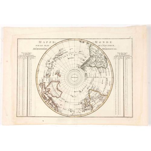 Old map image download for Mappe-Monde, sur le plan de l'Equateur, Hemisphere Septentrional.