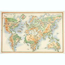 [Pictorial world map]