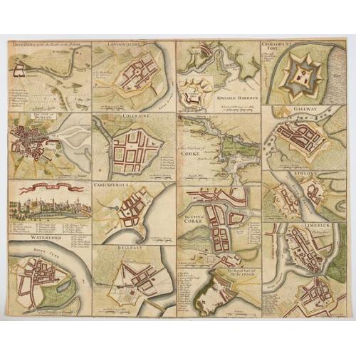 Old map image download for [The Plans of the Principal Towns, Forts & Harbours in Ireland]