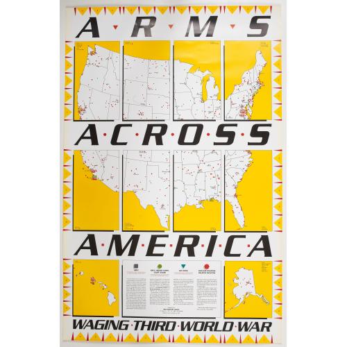 Old map image download for Arms Across America Waging Third World War.