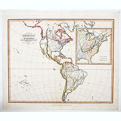 North & South America for the Elucidation of the Abbe Gaultier's Geographical Games.