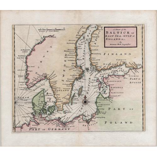 Old map image download for [Lot of 3 maps - World, Europe and Baltick or East Sea]