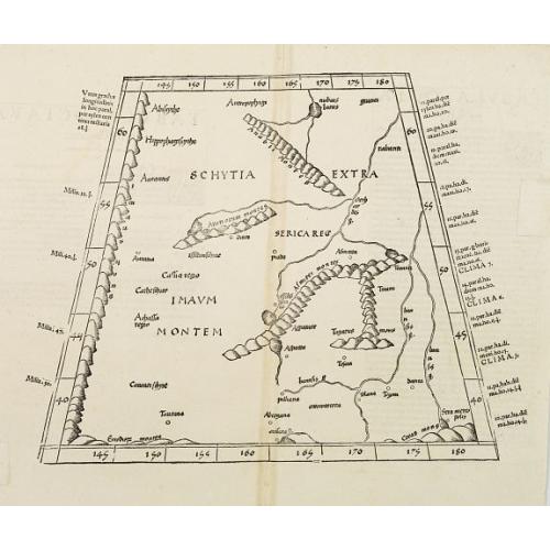 Old map image download for Tabula octava Asiae continet.