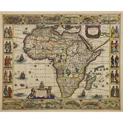 Old map image download for Africae nova Tabula.