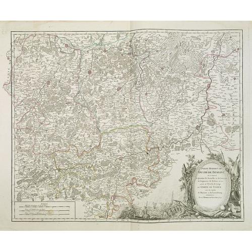 Old map image download for Partie Meridion. du Duche de Brabant. . .