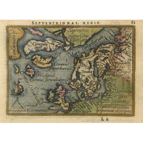Old map image download for Septentrionalium regionum descriptio