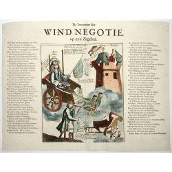 De Inventeur der Windnegotie, op zyn Zegekar