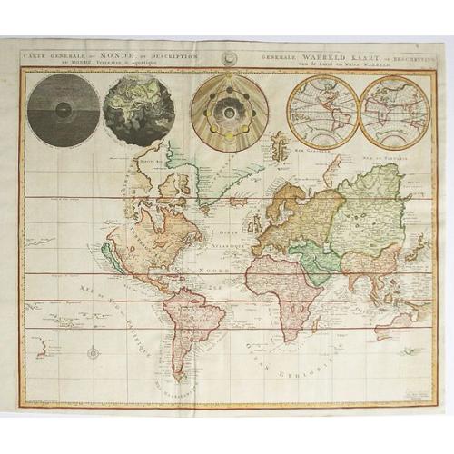 Old map image download for Carte Generale du Monde, ou Description du Monde Terrestre & Aquatique