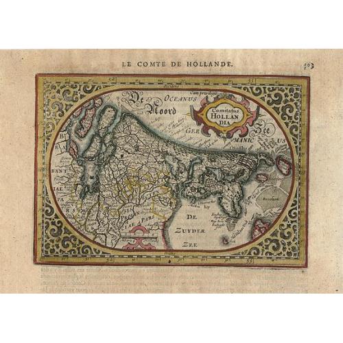 Old map image download for Comitatus Hollandia