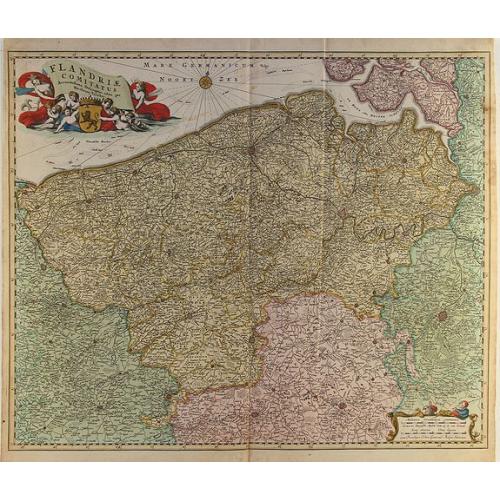 Old map image download for Flandriae Comitatus