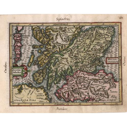 Old map image download for [2 maps] Scotia septentrionalis , Scotia meridionalis.