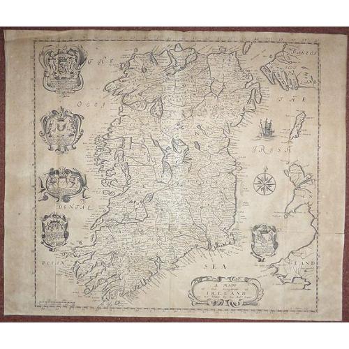 Old map image download for A Mapp of the Kingdome of Ireland.