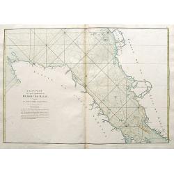 Carte Plate de la partie Septentrionale du Détroit de Malac depuis la Rade d'Achem jusqu'à Malac.