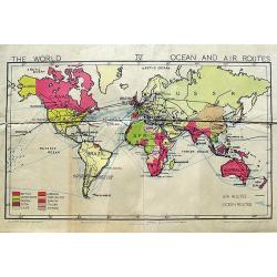 The World Ocean and Air Routes.