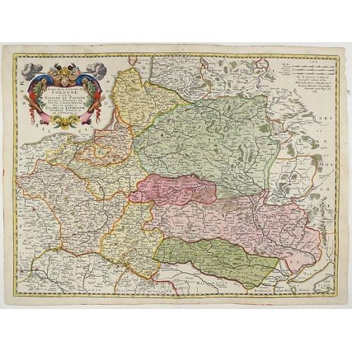 Old map image download for Estats De La Couronne De Pologne ou sont les Royaume de Pologne, Duches et Provinces De Prusse, Cuiave, Mazovie, Russie Noire &c Duches De Lithuanie, Volhynie Podolie &c. De L'Ukraine &c.