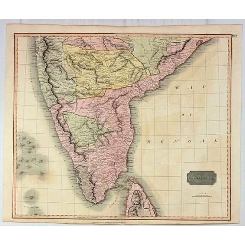 Old map image download for Southern Hindostan.