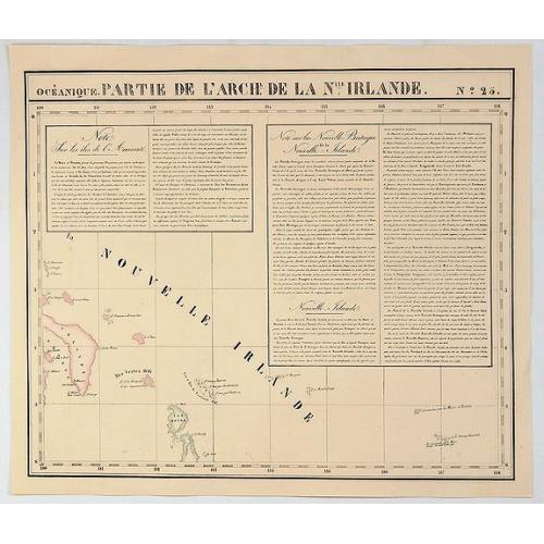 Old map image download for Partie de L'Arch. De la Nlle. Irlande. No. 25