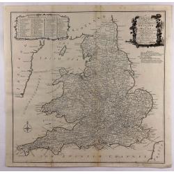 A New most Accurate & Complete Map of All the Direct and the Principal Cross Roads in England and Wales.