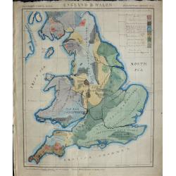 Geological map England & Wales.