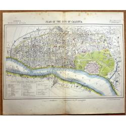 Plan of the City of Calcutta.