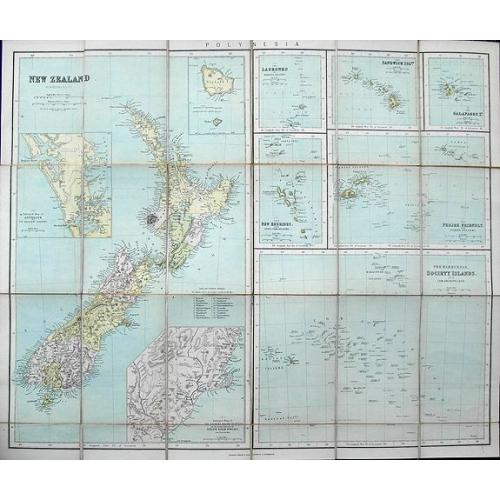 Old map image download for New Zealand.