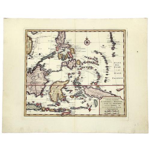 Old map image download for NUOVA, et ACCURATA CARTA dell ISOLE FILIPPINE, LADRONES, e MOLVCCOS, o ISOLE delle SPEZIARIE come anco CELEBES &c. . . 